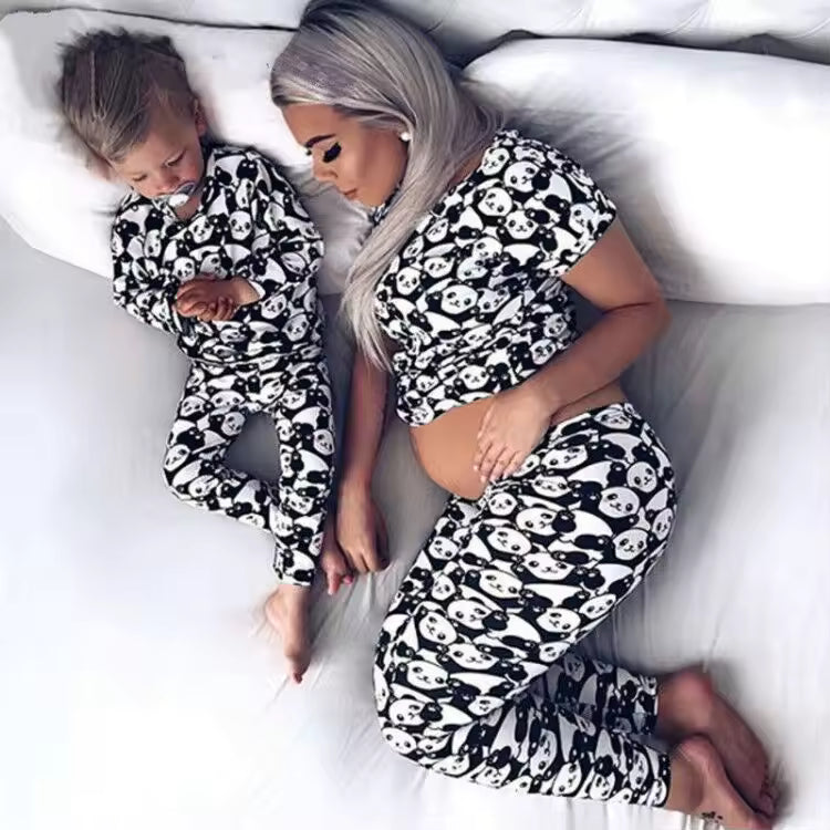 Panda Family Matching Pajama Set