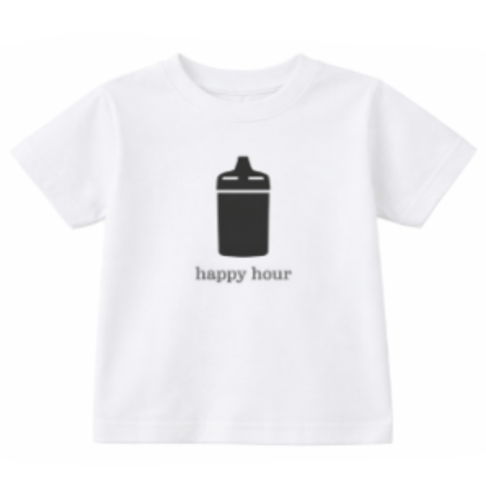 Happy Hour Graphic Tee- Kid Unisex