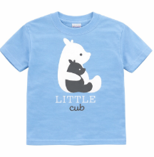 Little Cub Graphic Tee- Boy