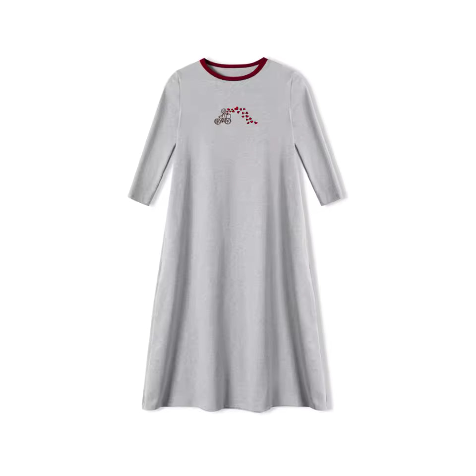 Family Embroidered Cotton Pajama Set