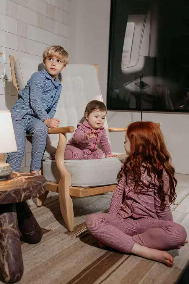 Cotton Striped Family Matching Pajama Set