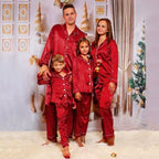Christmas Family Satin Pajama Set