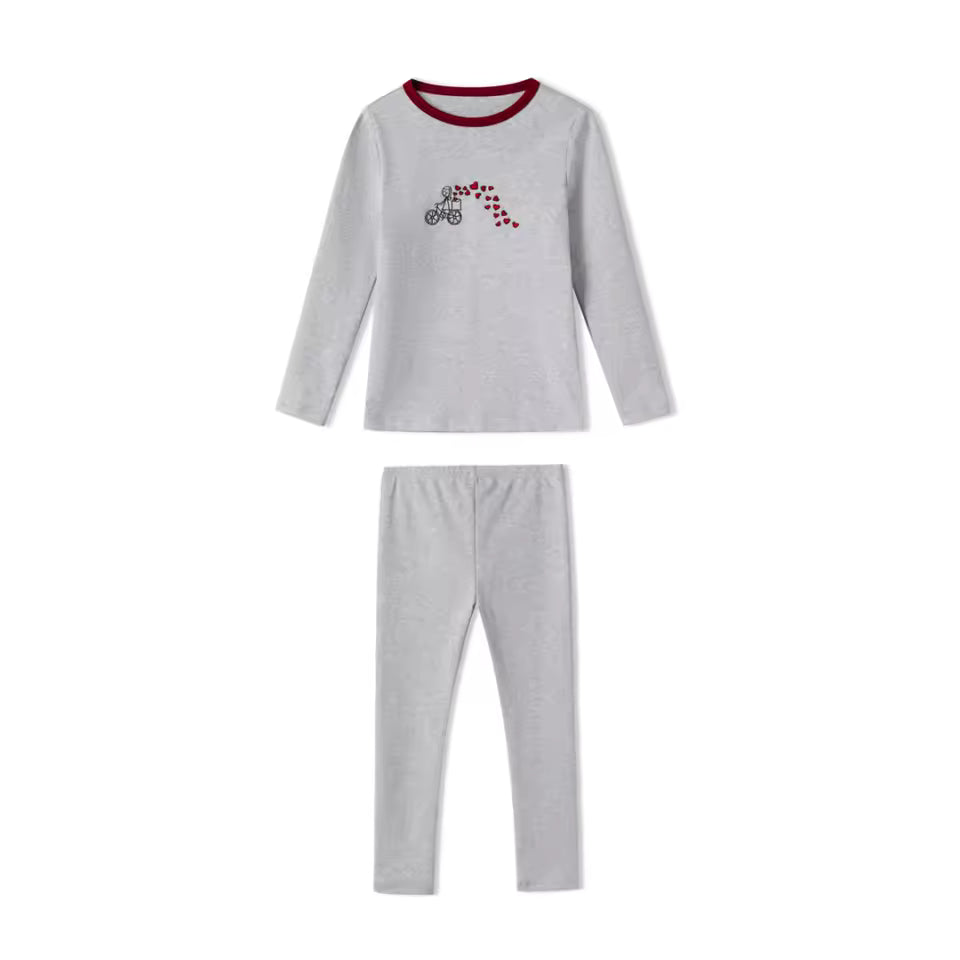 Family Embroidered Cotton Pajama Set