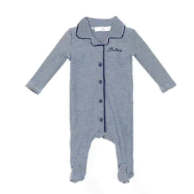 Cotton Striped Family Matching Pajama Set